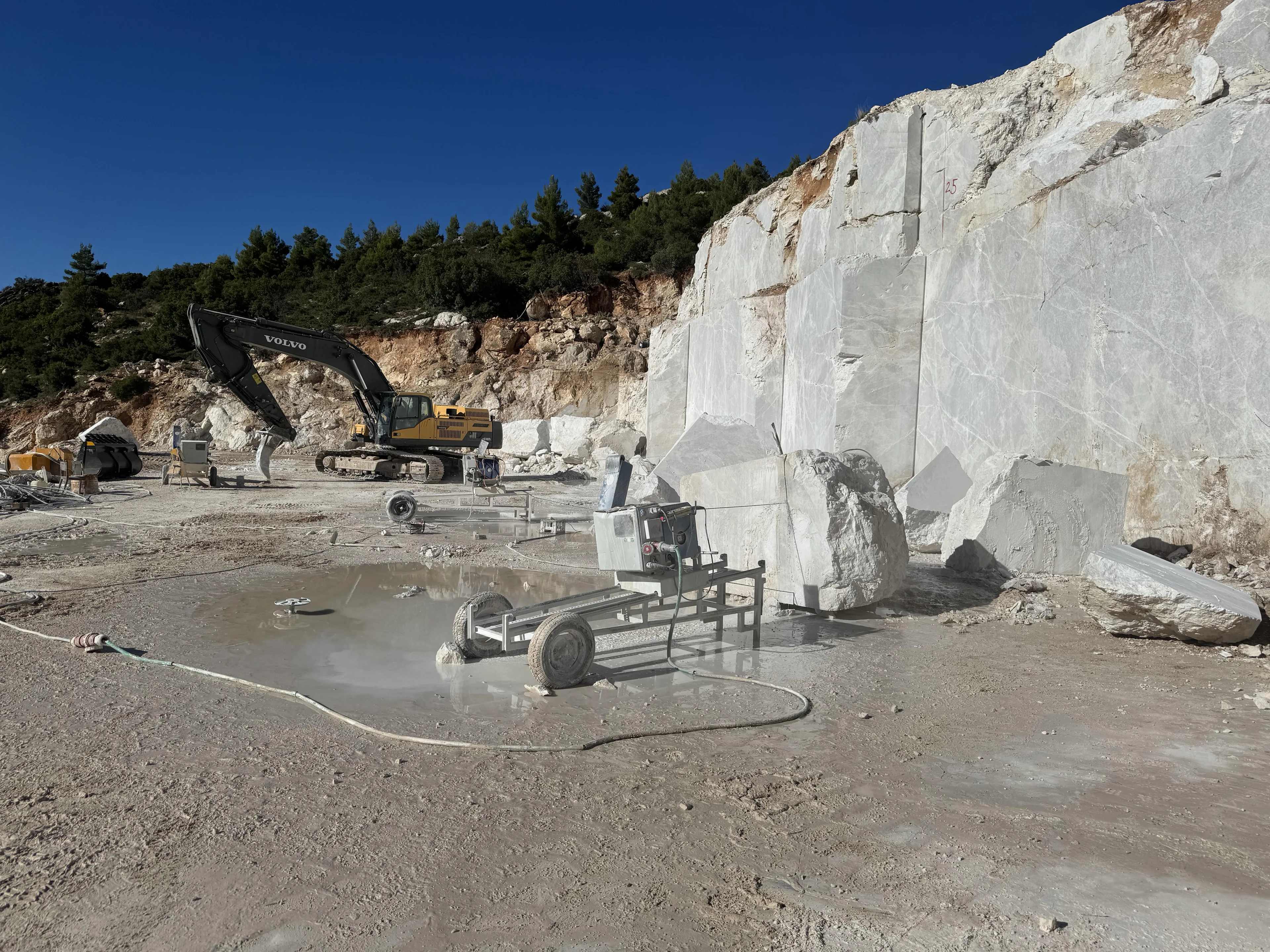 Tsalas Marbles quarry, Eretria, Evia, Greece